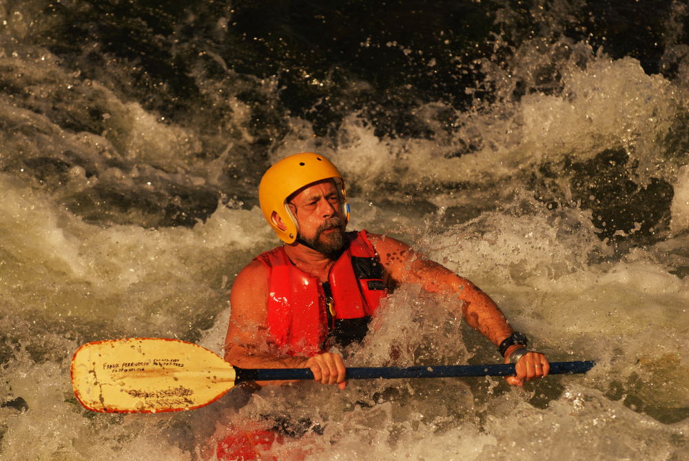 Kayaker on the Potomac River near Great Falls.