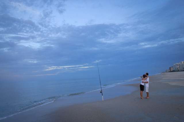 Romance at New Smyrna Beach, FL.