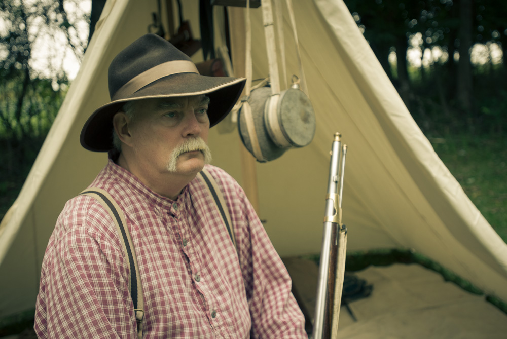 civil war re-enactors at Antietam National Battlefield. U.S. National Park Service