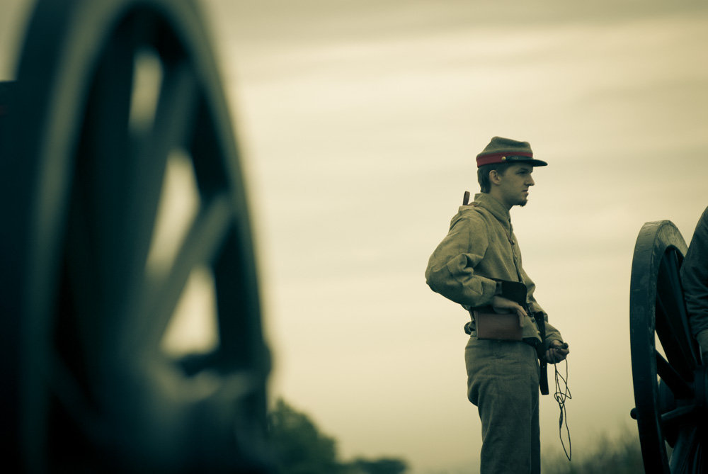 civil war re-enactors at Antietam National Battlefield. U.S. National Park Service