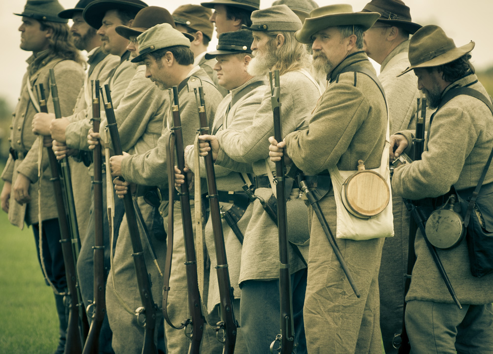 civil war re-enactors at Antietam National Battlefield. U.S. National Park Service