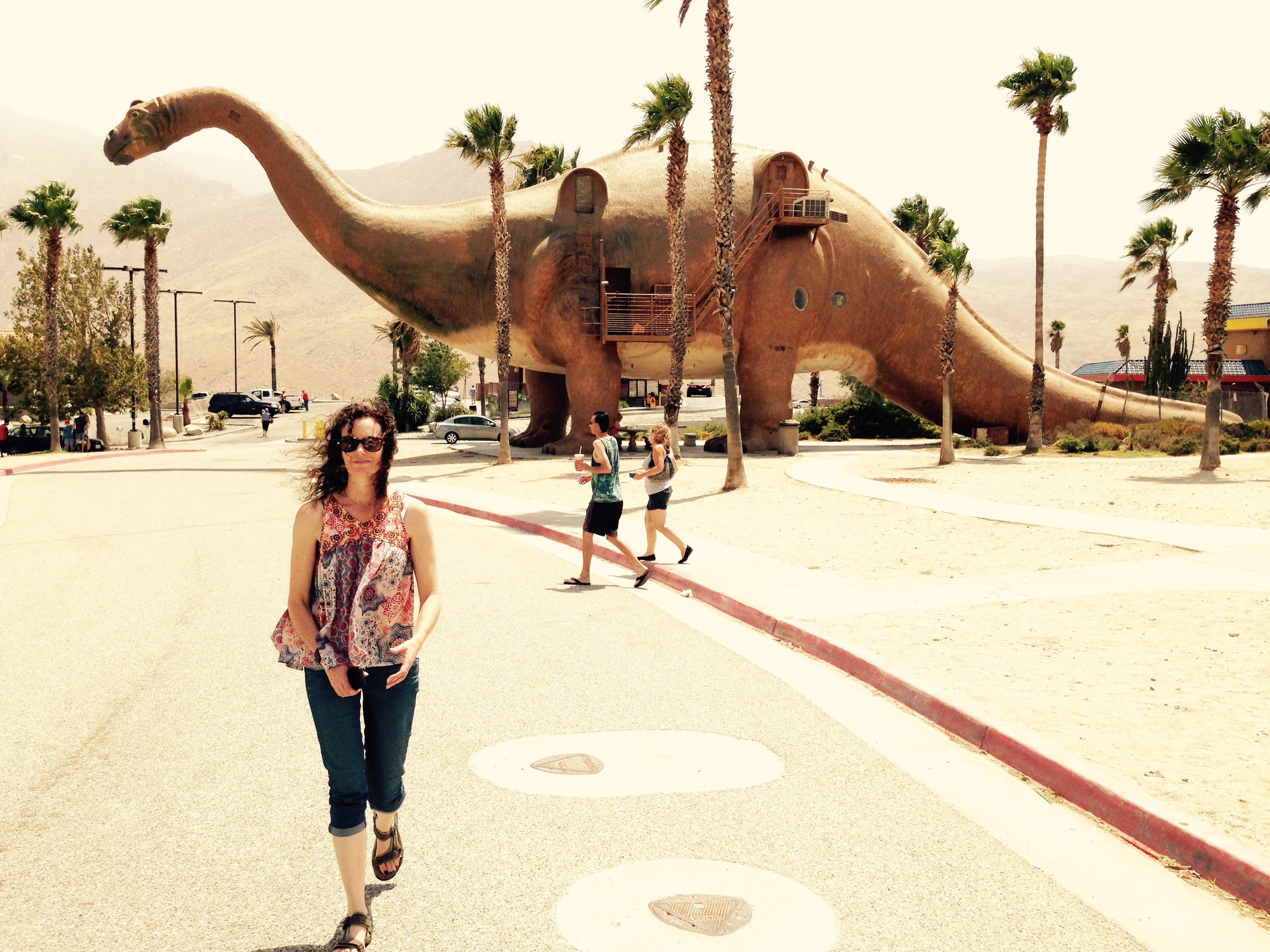 dinosaur. roadside attractions. Southern california. I-10